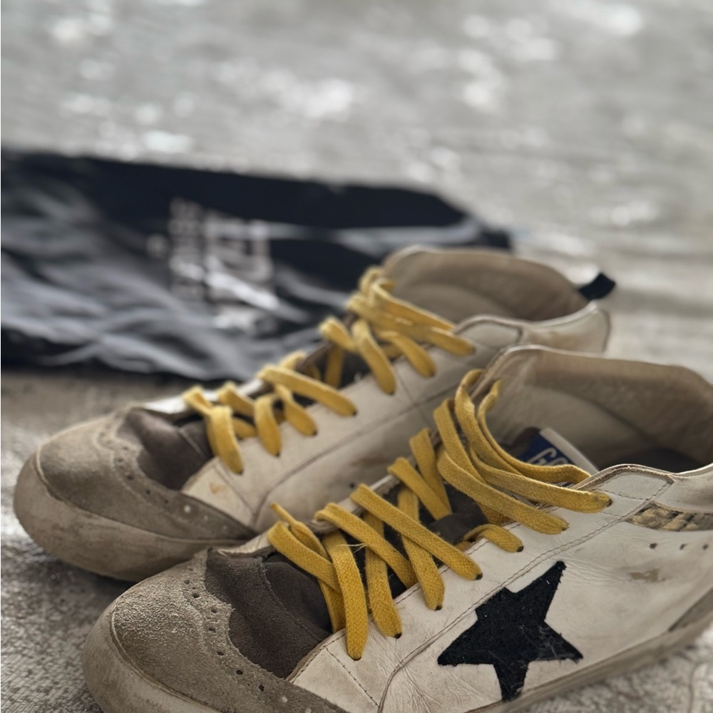 Golden Goose Athletic Shoes - Black and Cream